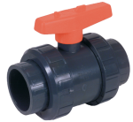 Praher Kugelventil 63mm mit Klebemuffe